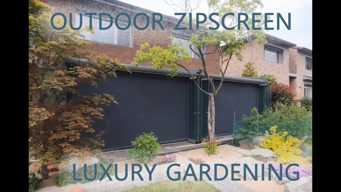Outdoor Zipscreen & Pergola for Luxury Gardening. Perfect Sunshading & Protect Privacy / WINAISSANCE