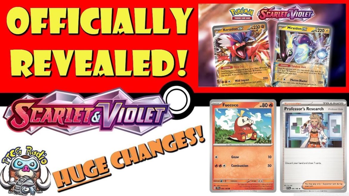 Scarlet & Violet TCG Officially Revealed! HUGE Changes! MUCH Better Pulls! (HUGE Pokémon TCG News) Scarlet & Violet TCG Officially Revealed! HUGE Changes! MUCH Better Pulls! (HUGE Pokémon TCG News)