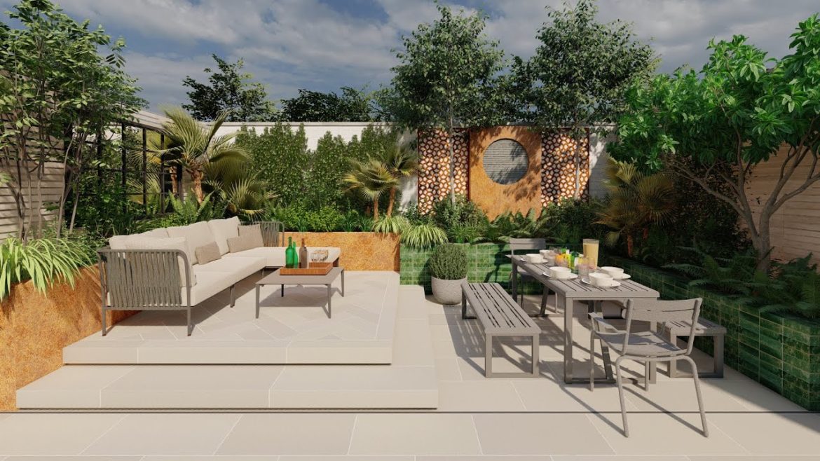 Small Garden Design | Lumion Animation | Full HD