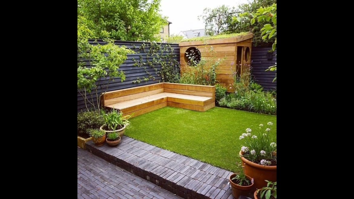 Garden design for house