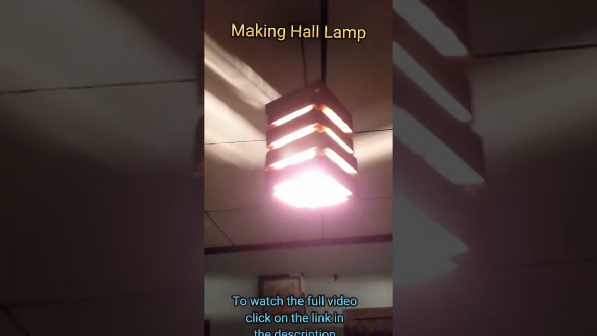 making hall lamp. hall light 👍😃😀#shorts #shortvideo #woodworking #wooden #woolencraft #woodart