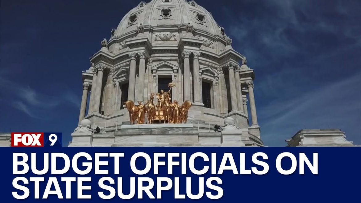 Minnesota budget officials holding news conference on state's budget surplus