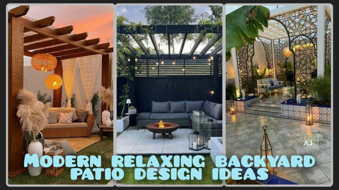 Top 35 Modern Patio Design Ideas 2022 - Backyard Landscaping Ideas House exterior Decor