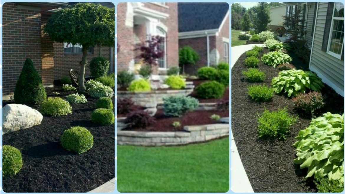 Front Yard Landscape Decoration Designs|Front Yard Garden Decor Inspiration|Home Exterior  Designs