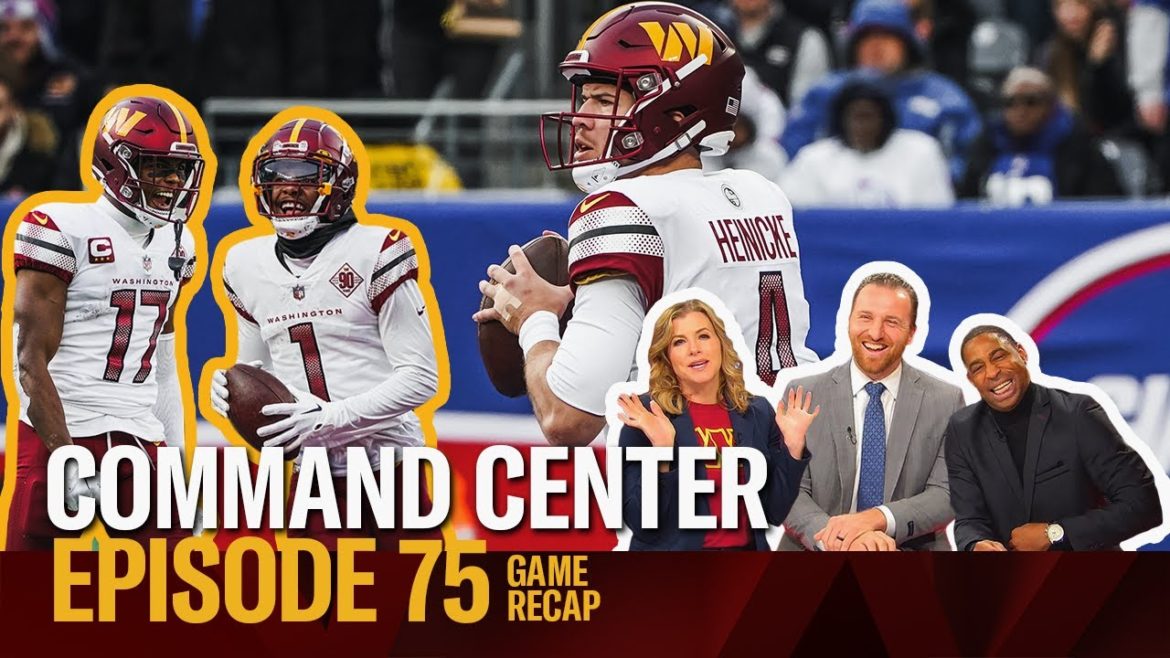 Command Center, Episode 75 | Game Recap | Washington Commanders