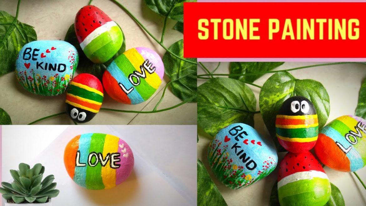 DIY|Easy Stone Painting Ideas|Pebble Art | Rock Painting|Garden Decoration Ideas Aliva Creations V52 DIY|Easy Stone Painting Ideas|Pebble Art | Rock Painting|Garden Decoration Ideas Aliva Creations V52