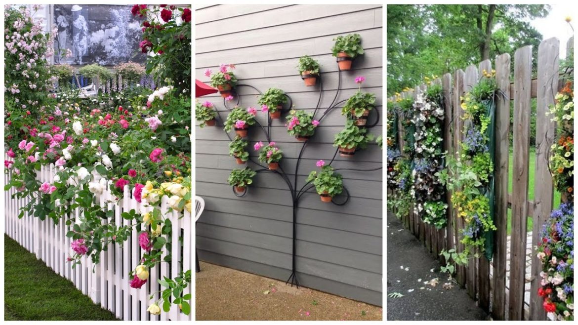 150 TOP Creative Ideas for decorating garden fences | Garden Decor DIY
