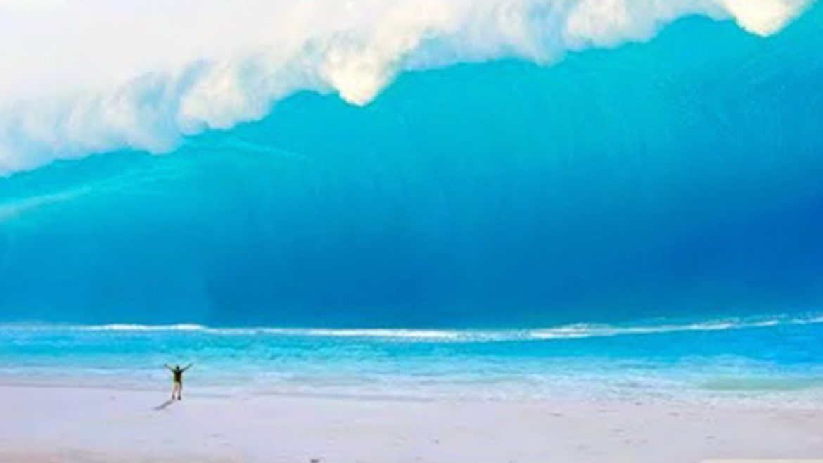 Man Films Her Last Seconds Before The Wave Hits