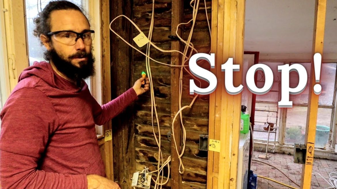 Why did I stop mid-way through kitchen wiring? Change of plans?