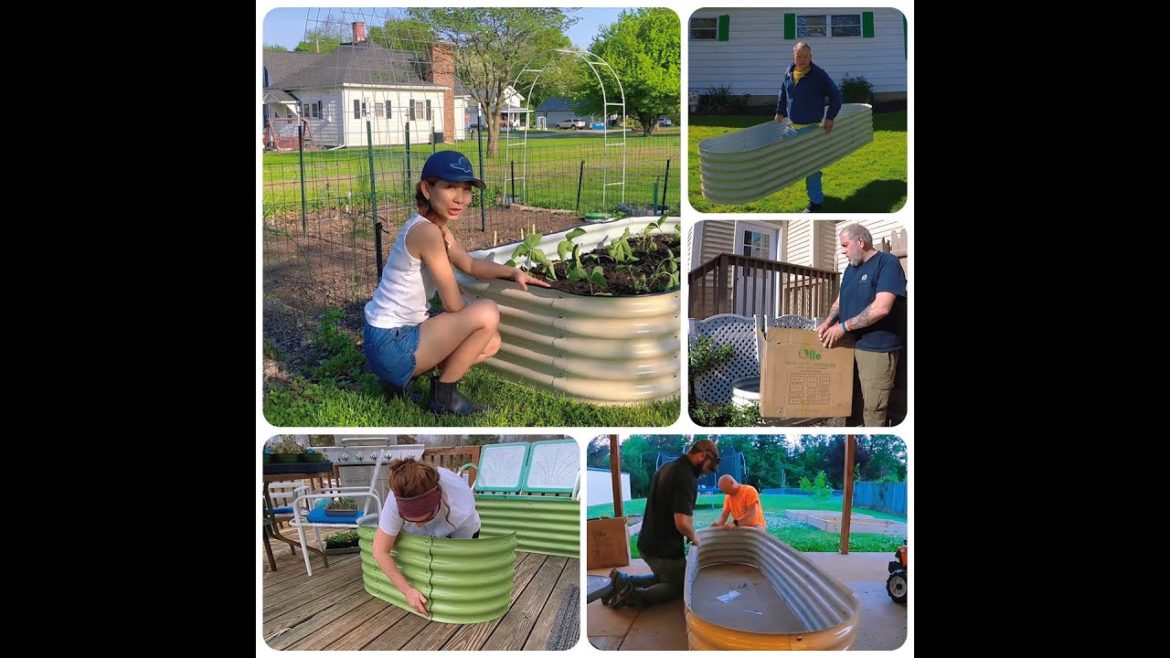 Sturdy thick metal frame makes Olle's galvanized garden beds 7x more durable than plastic