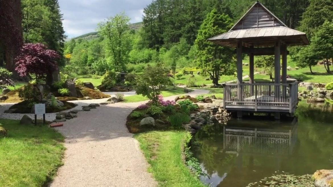 The Japanese Garden at Cowden in June, Stirlingshire