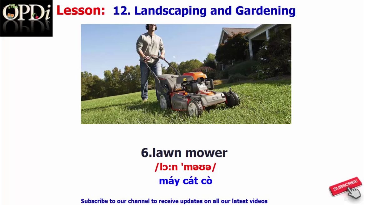 Oxford dictionary – 12. Landscaping and Gardening – learn English vocabulary with picture Oxford dictionary - 12. Landscaping and Gardening - learn English vocabulary with picture