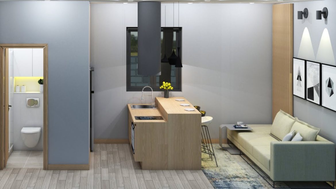 MICRO APARTMENT 25sqm ( TINY HOUSE 269sqft ) | SPACE SAVING IDEAS | NEVER SAY TOO SMALL