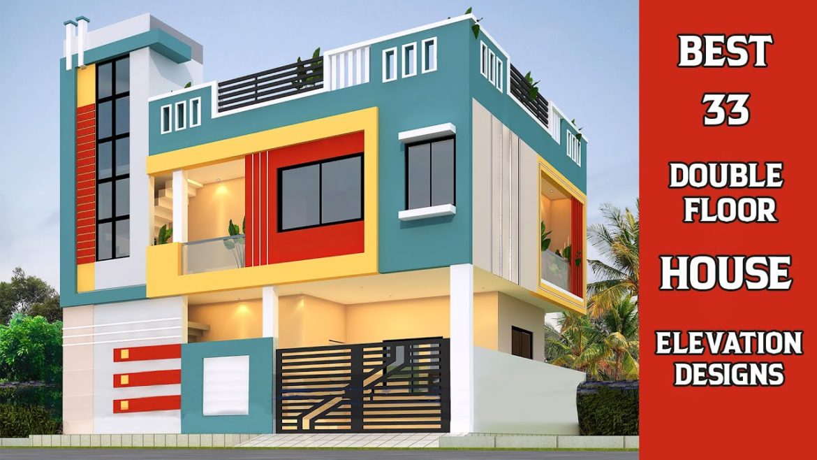 Amazing 33 Village House Front Elevation Designs For 2 Floor Houses