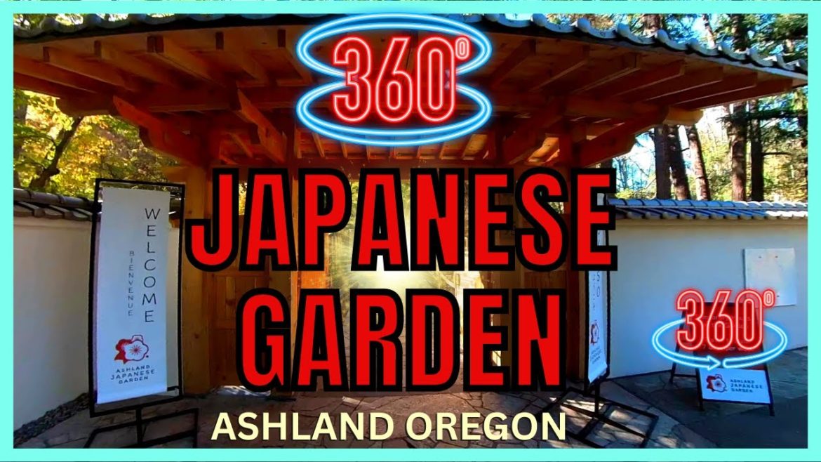 Walk through the new Japanese garden in Lithia Park, Ashland OREGON 2022 Walk through the new Japanese garden in Lithia Park, Ashland OREGON 2022
