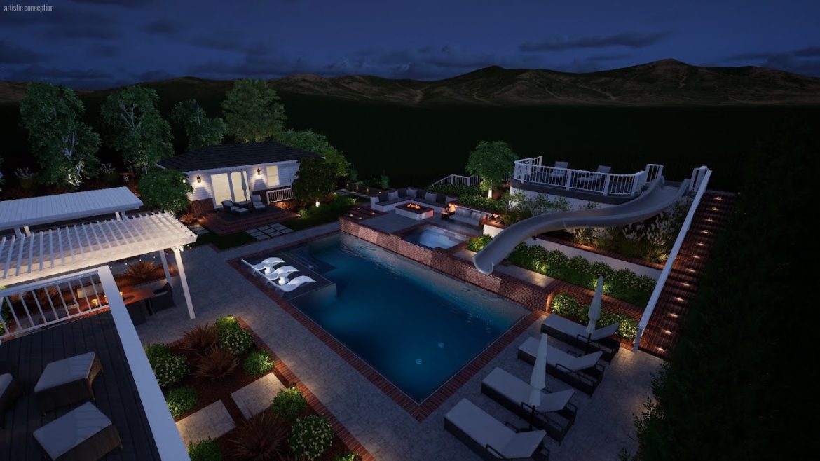 3D Pool & Landscape Design - Traditional Style - Camarillo, CA