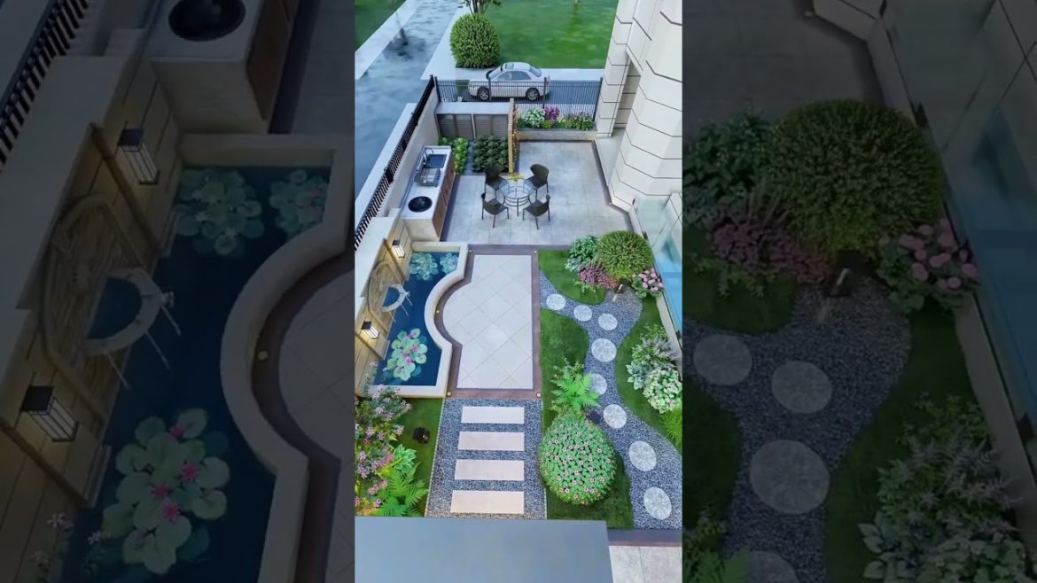 Turn your old garden corner into a great relaxing place 🏡 #shorts