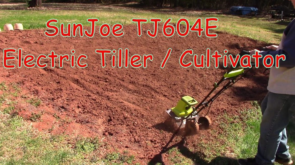 Backyard Garden Tilling with An Electric Tiller --  SunJoe TJ604E