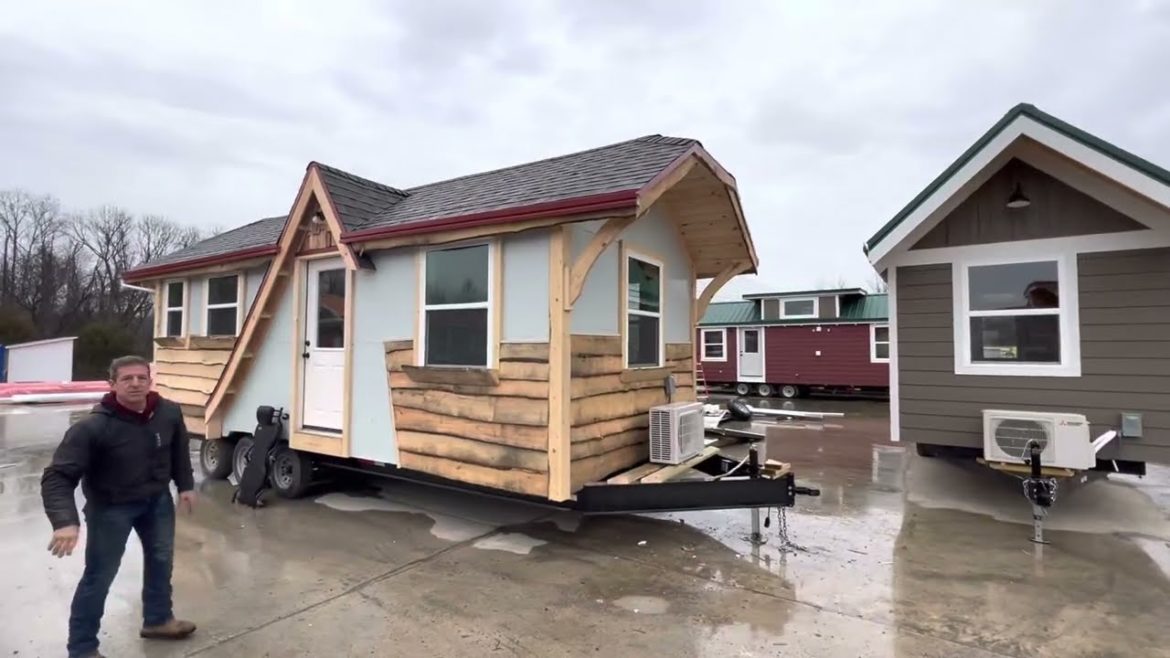 Cottage Style Tiny Home:  Living on One Floor in A 10x24 for  $57,300!!!
