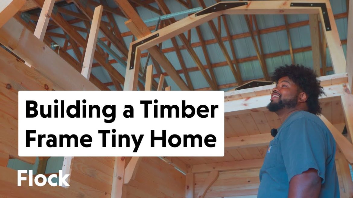 Family Builds TIMBER FRAME TINY HOME to Achieve Financial Freedom (30 Min Timelapse) — Ep. 140 Family Builds TIMBER FRAME TINY HOME to Achieve Financial Freedom (30 Min Timelapse) — Ep. 140
