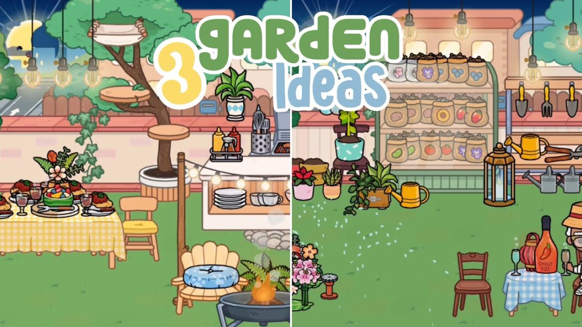 GARDEN IDEAS in toca life word | Toca  Boca | Tokica