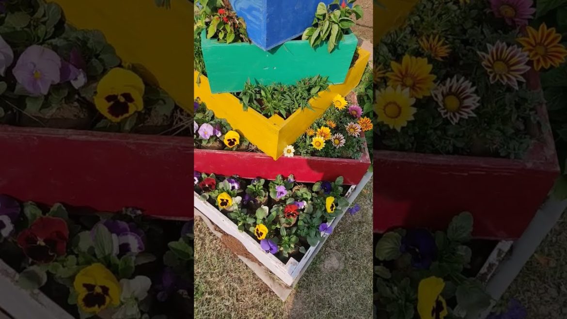 Garden decor idea l Garden l Garden design #gardening #shorts