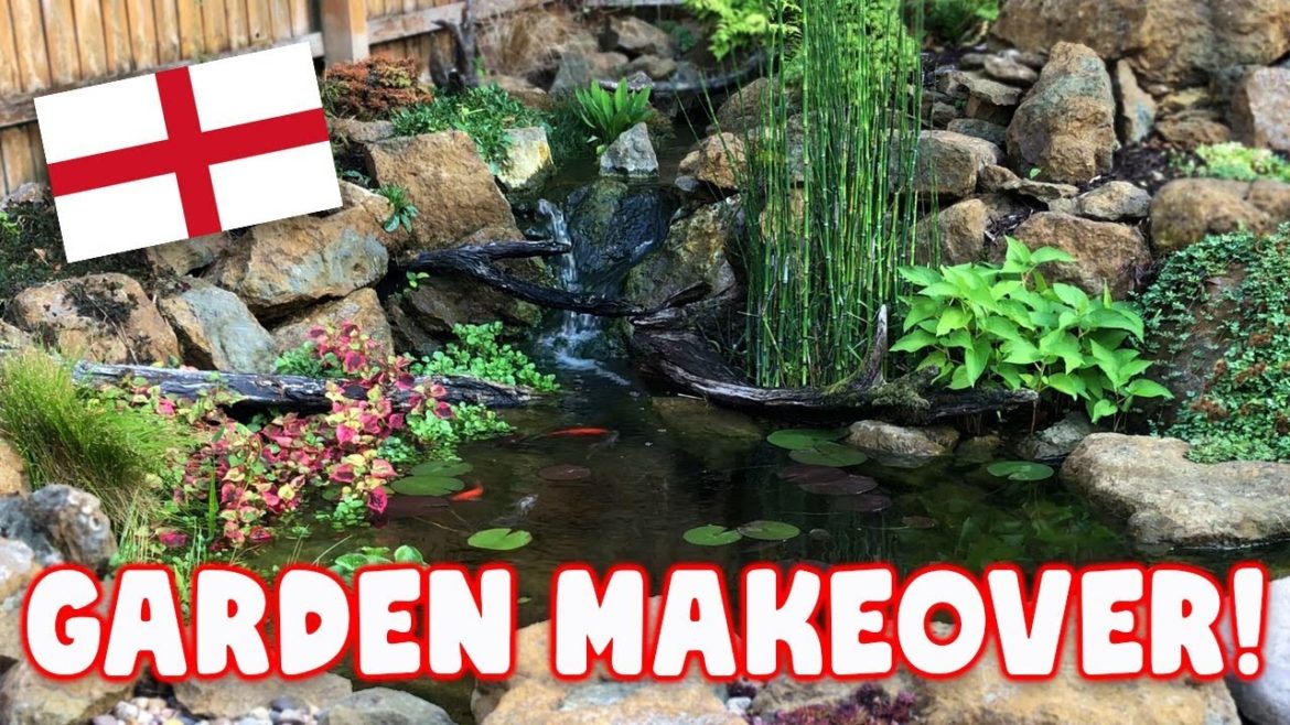 U.K. Garden Makeover with a BACKYARD POND U.K. Garden Makeover with a *BACKYARD POND*