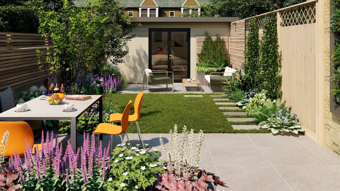 Small Garden Design 3D Animation | Full HD