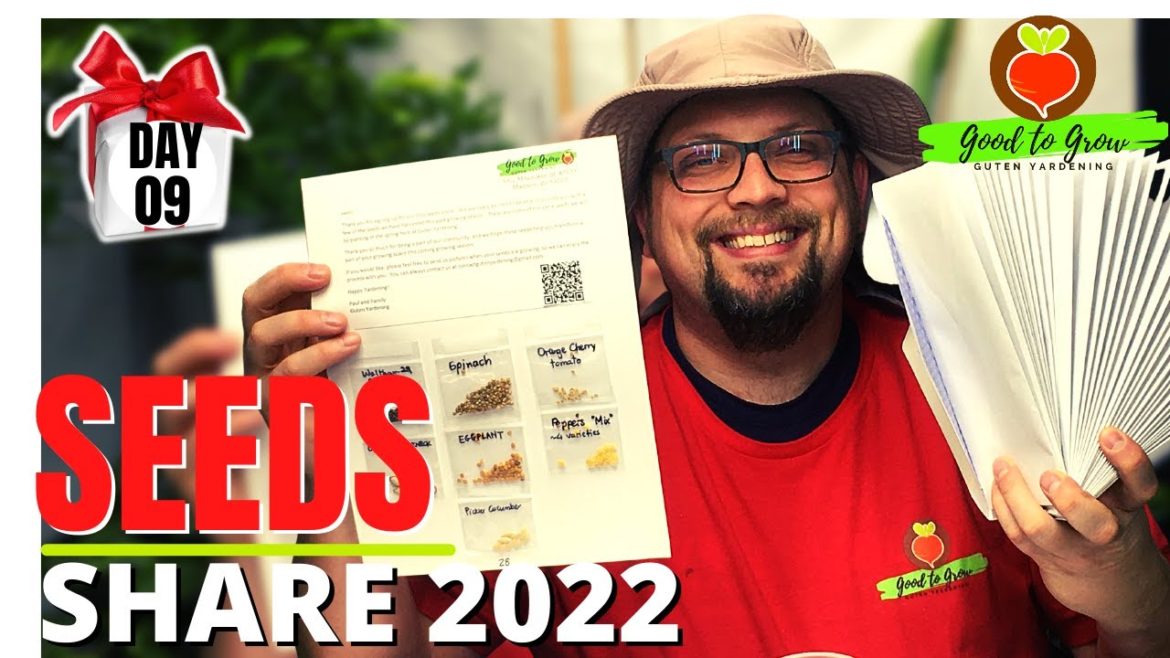 2nd Annual Organic Seed Giveaway! | SEEDS SHARE GIVEAWAY and it's DAY 9 of our 31 Days of Giving!