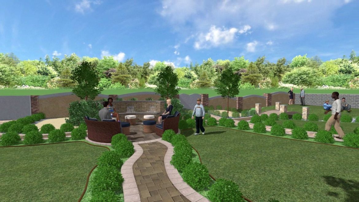 front yard landscape design