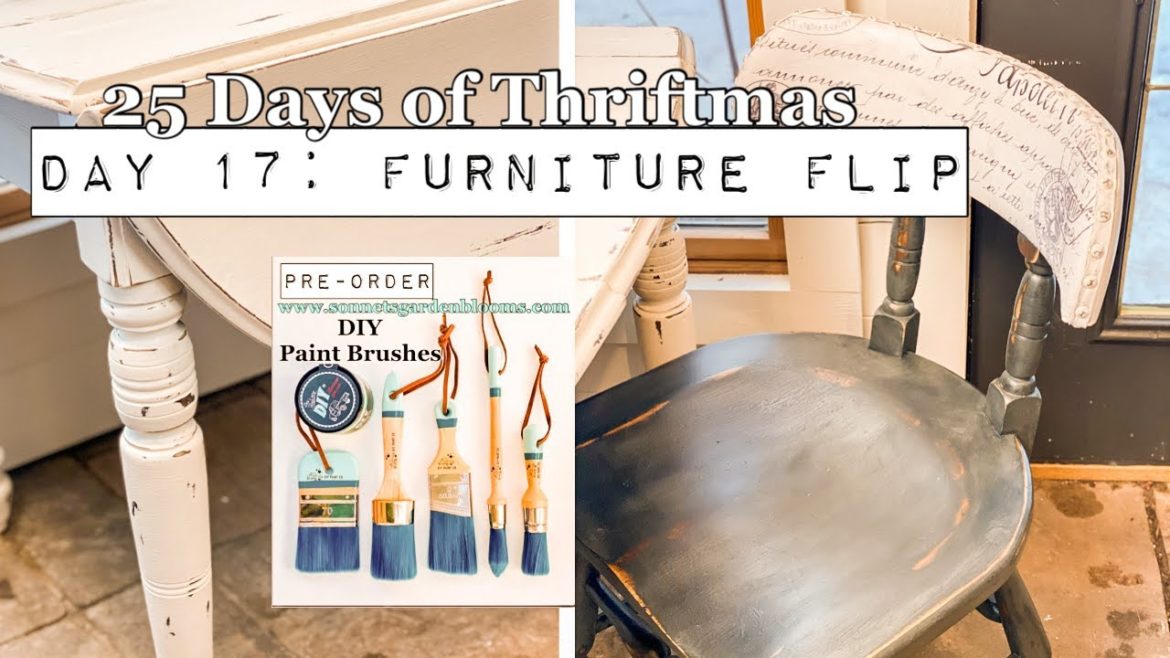 Furniture Flip - Day 17: Curbside Finds flipped for my Studio Decor - Distressed & Shabby Chic