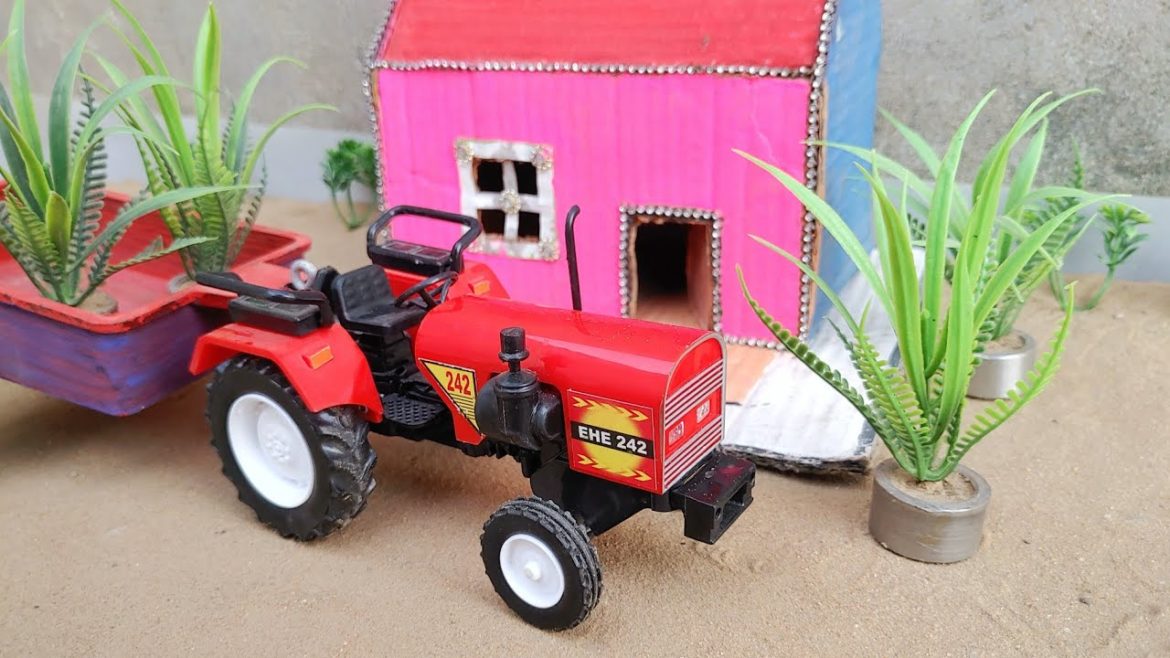 DIY tractor from tree supply tractor in the garden house science project |🚜🏠🌳| KeepVilla | sahil ips