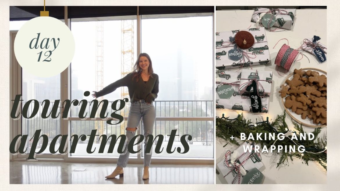 VLOGMAS DAY 12: Apartment Hunting in Austin (!?) Baking Gluten-Free Gingerbread, Wrapping Gifts