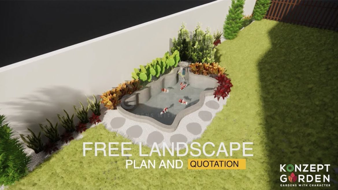 💥 How to create garden design ideas? Get FREE Landscape plan & quotation from Konzept Garden