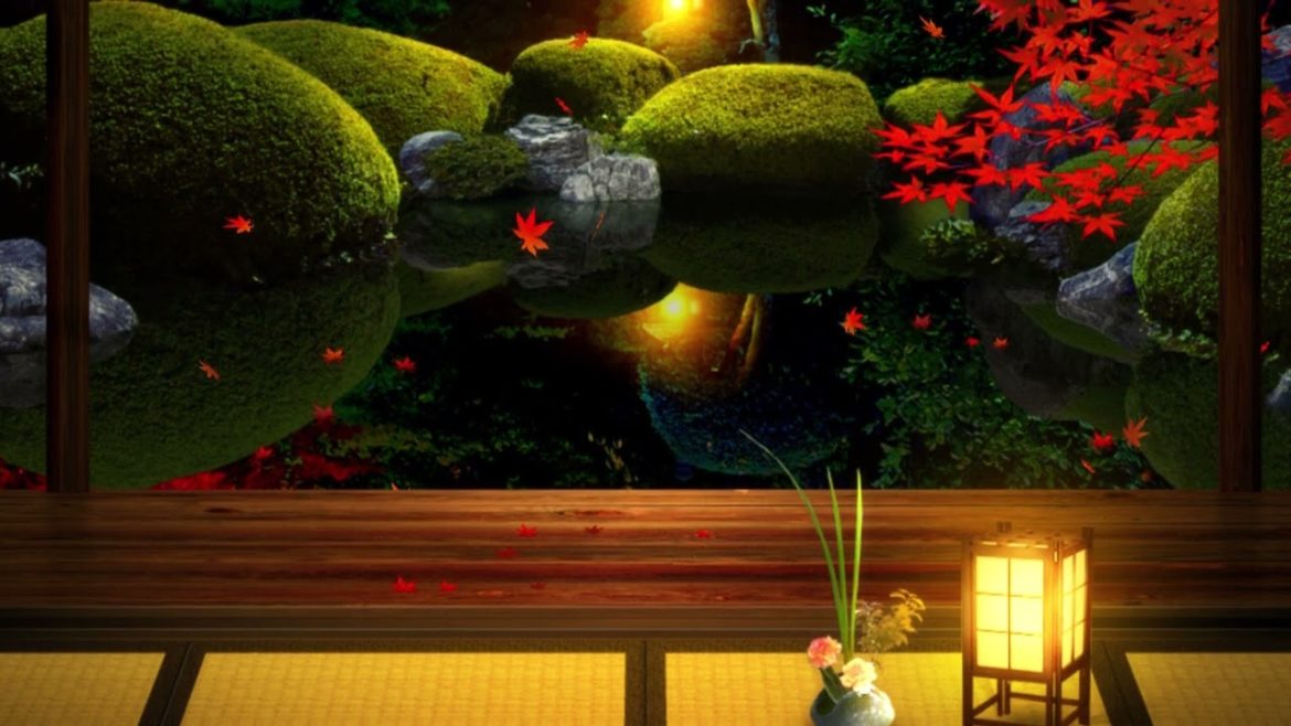 Japanese Garden Meditation ~ Beautiful Flute Music