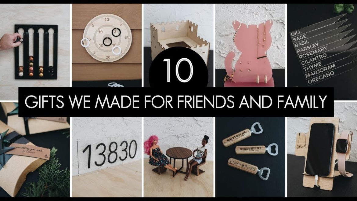 10 unique gifts for friends and family | Glowforge cut files & ideas 10 unique gifts for friends and family | Glowforge cut files & ideas