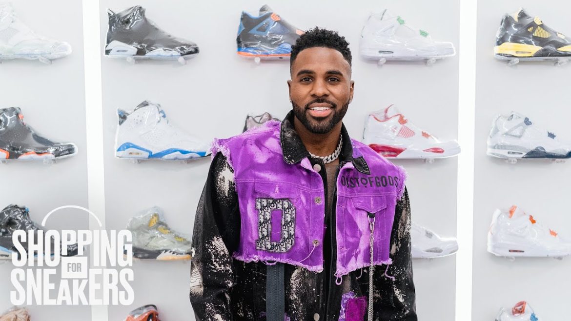 Jason Derulo Goes Shopping for Sneakers at Kick Game