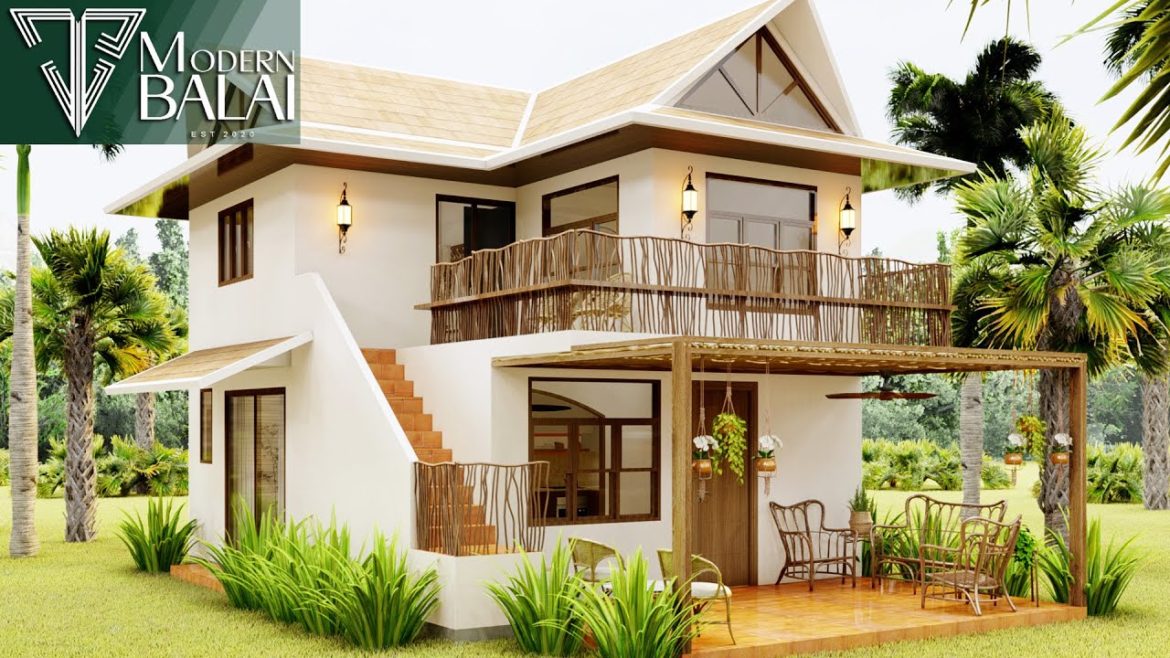 Simple Life in a Farmhouse Tiny House Design Idea | 6.5x11 Meters