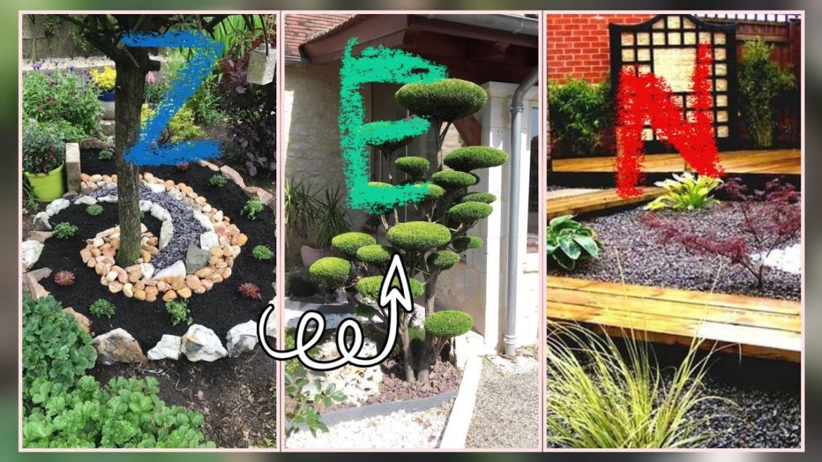 Modern Zen Garden Ideas l Japanese theme Garden Decoration l Zen Garden For Front Yard l Zen Garden