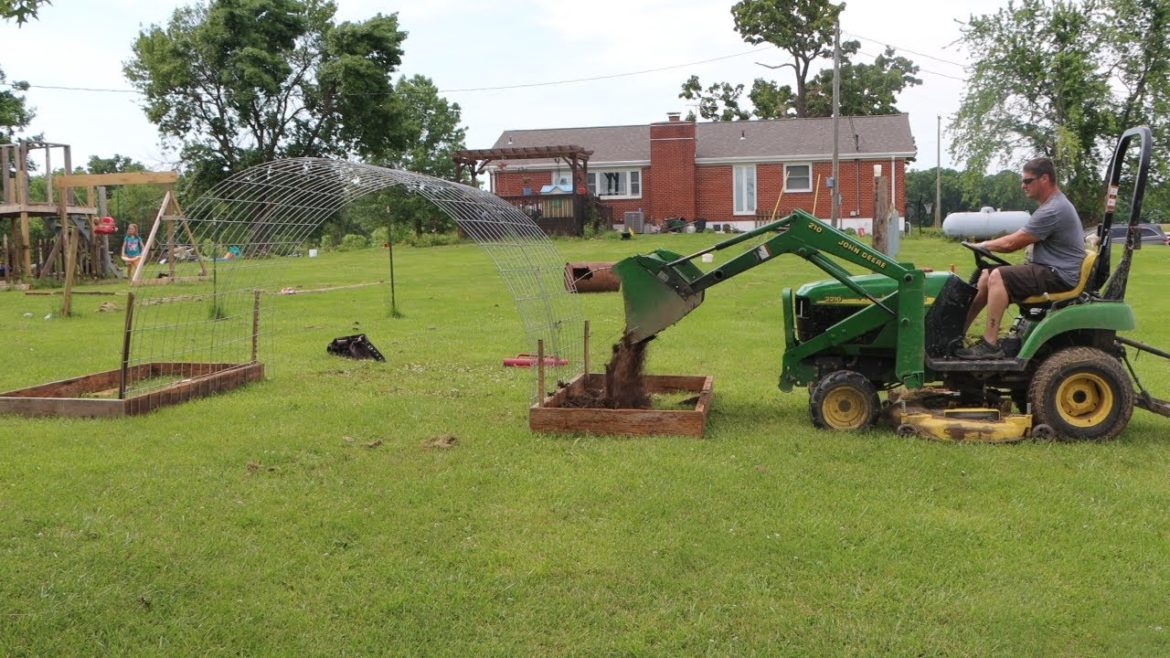 Building Raised Beds with Trellis for Vertical Gardening