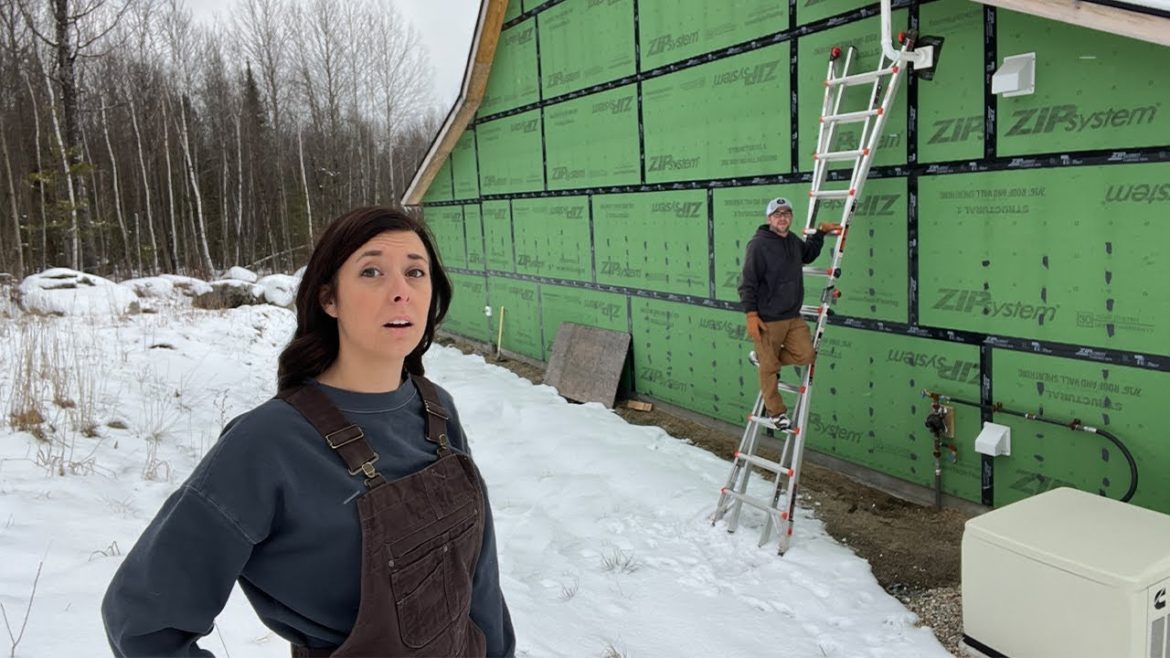 We Have a GAS LEAK... It's Not What You Think | Building Our OFF GRID Self-Built House in the WOODS