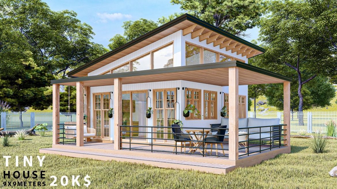 Simple Farmhouse Life / Tiny house design idea ( 9 x 9 ) Meters Simple Farmhouse Life / Tiny house design idea ( 9 x 9 ) Meters