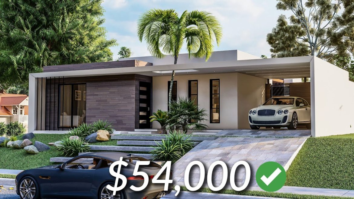 (10x12 Meters) Modern House Design | 2 Bedrooms House Tour