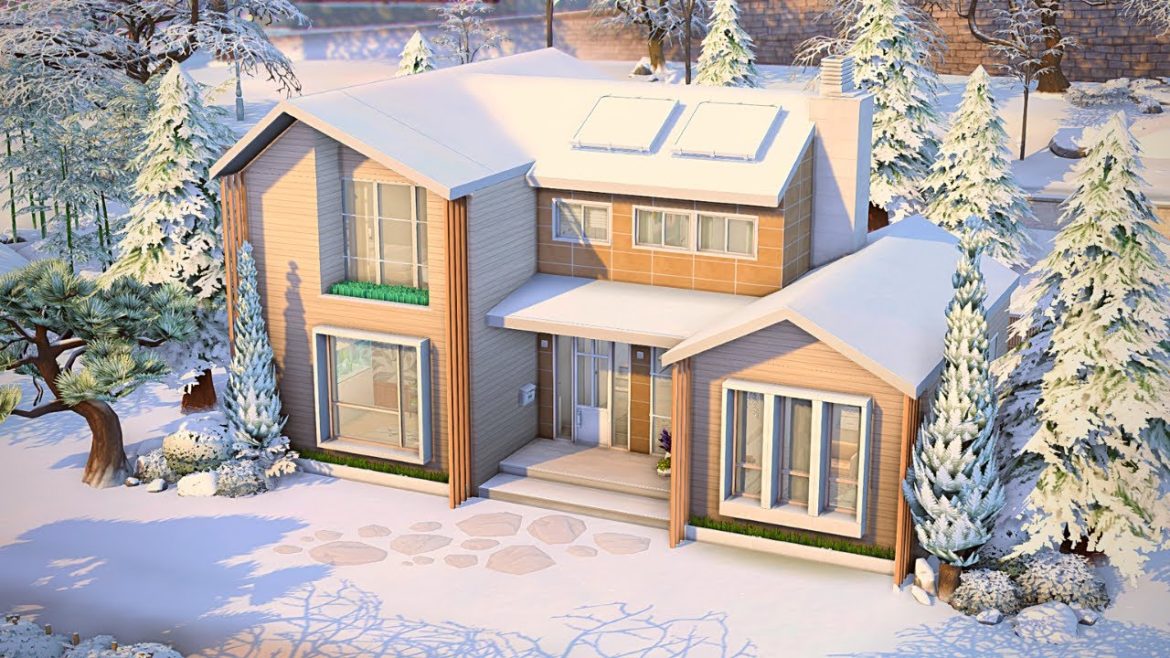 Scandinavian Family Home | The Sims 4 Speedbuild | No CC Scandinavian Family Home | The Sims 4 Speedbuild | No CC