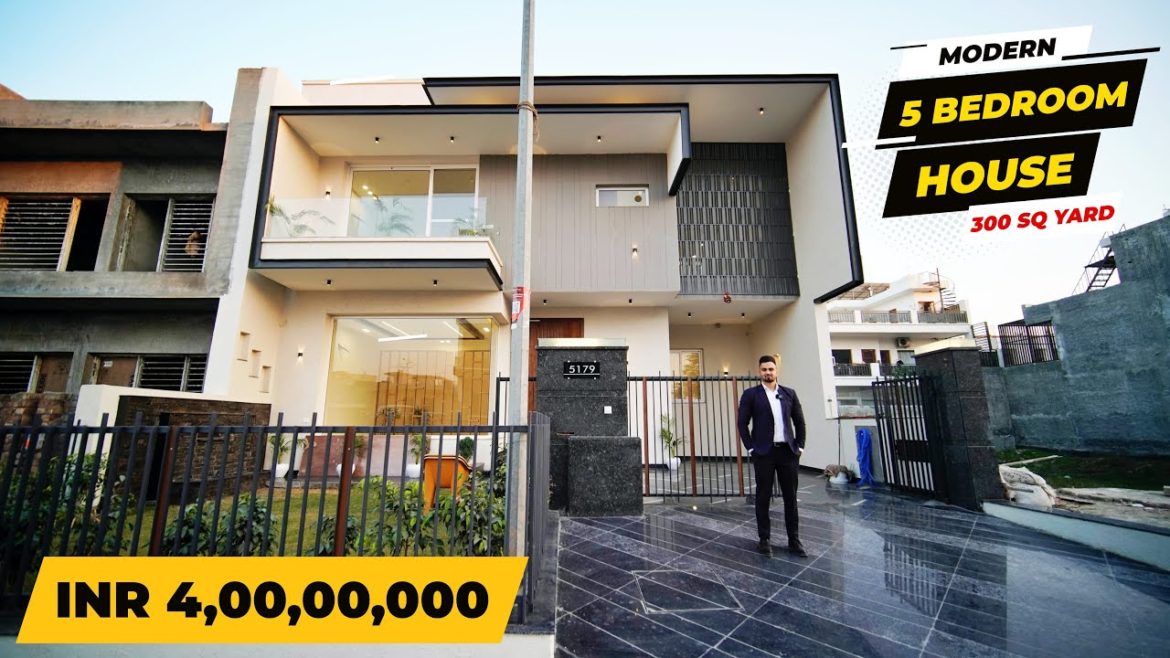 5 BHK 300 Sq Yard Modern Elevation House Near International Airport