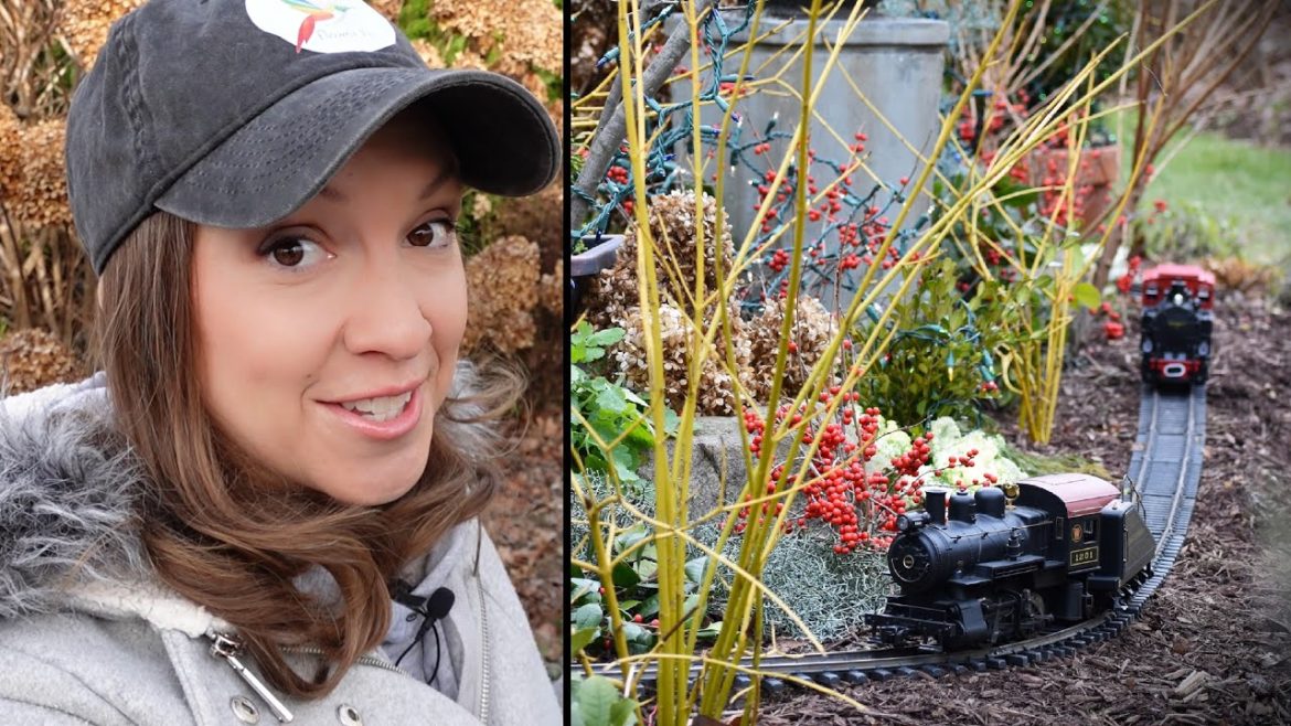 Creating a Magical Garden Railroad!!! Festive Outdoor Train Garden Setup & Tour πππΌ Creating a Magical Garden Railroad!!! Festive Outdoor Train Garden Setup & Tour πππΌ