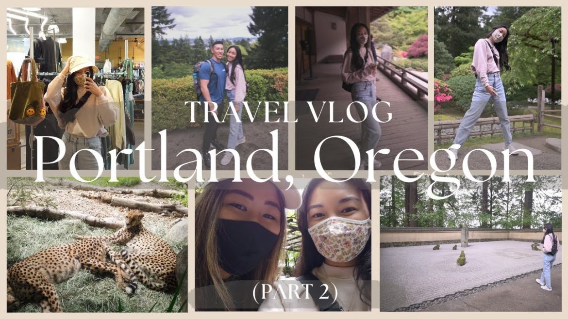 PORTLAND, OREGON TRAVEL VLOG 2022 (part 2) | Oregon Zoo, Japanese Garden, shopping haul & more!