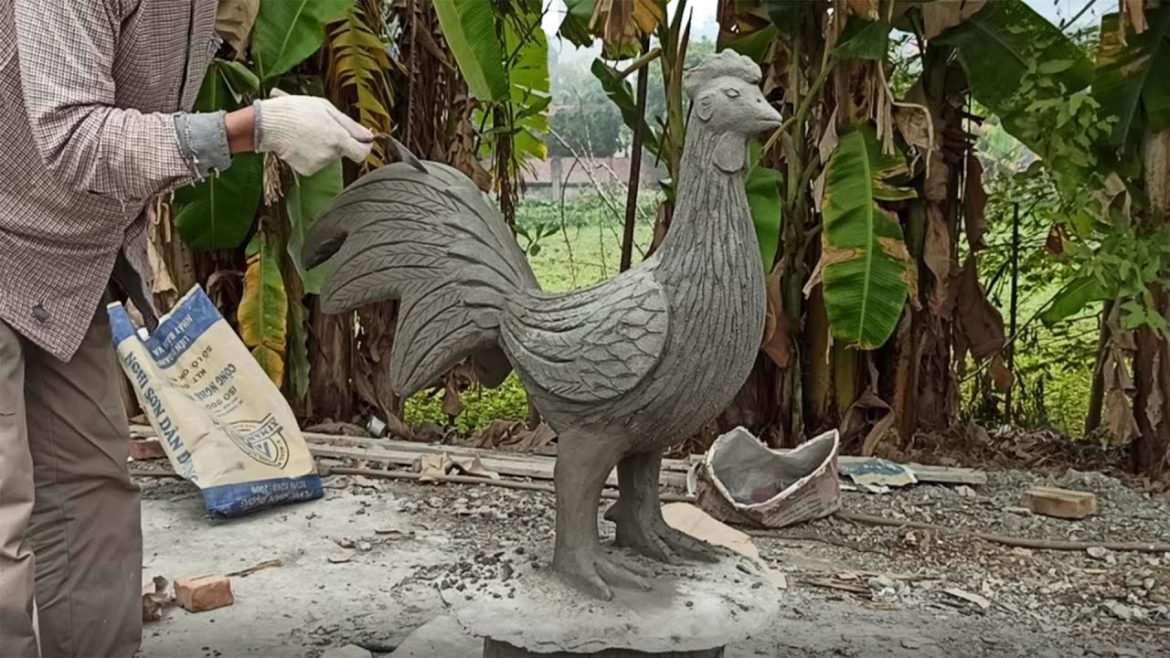 Creative workers design amazing garden statues - Easy work tips