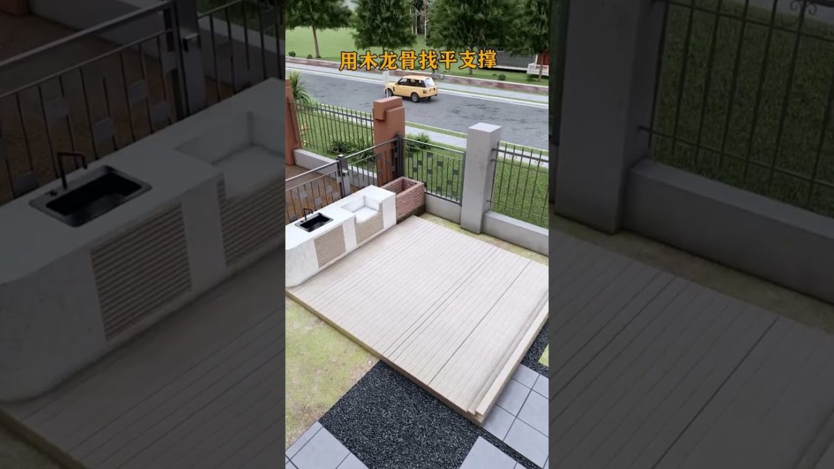 Turn your old garden corner into a great relaxing place 🏡 #shorts