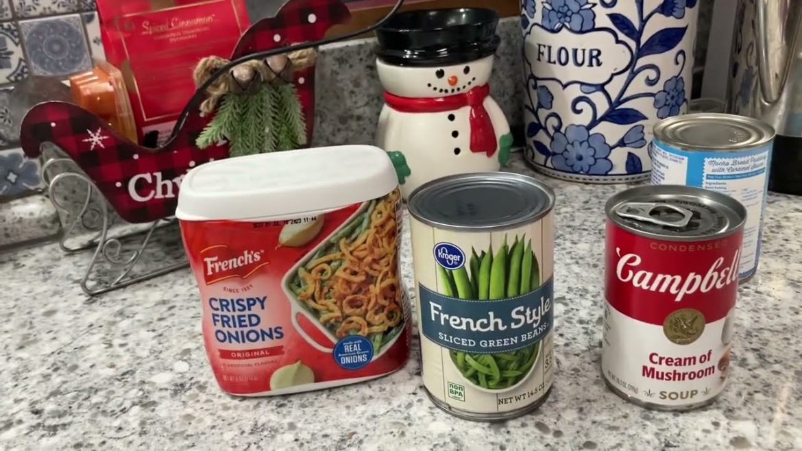 Green Bean Casserole! Easy Family Favorite!